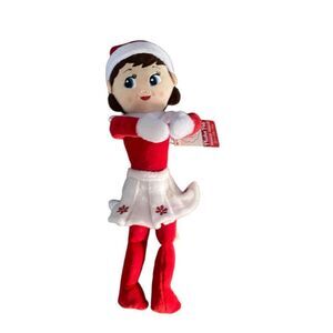 Elf on The Shelf Plushee Pal Blue Eyed Girl Doll The Snuggler!  NEW!